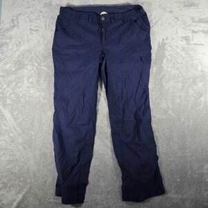 Duluth Trading Co. Nylon Cargo Pants Hiking‎ Travel Outdoor Blue 18x33